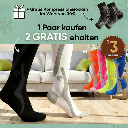 OrthoFlex® - Kompressionssocken für schmerzfreie Beine und Füsse